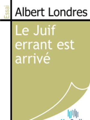 cover image of Le Juif errant est arrivé